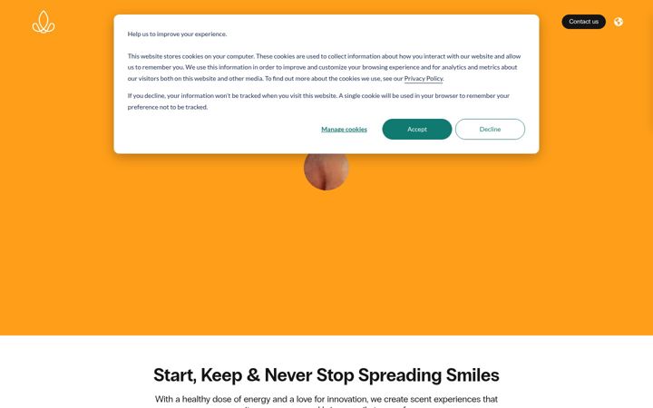 Screenshot of sense-company.com