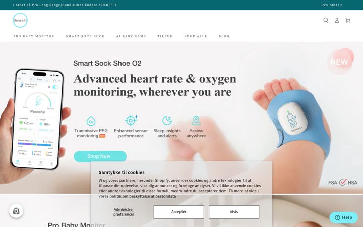 Screenshot of sense-u.com