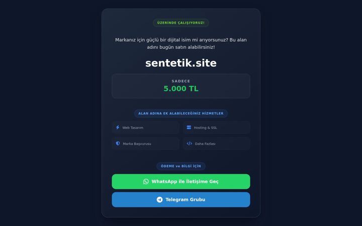 Képernyőkép: sentetik.site