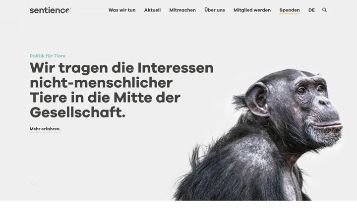 Zrzut ekranu sentience.ch