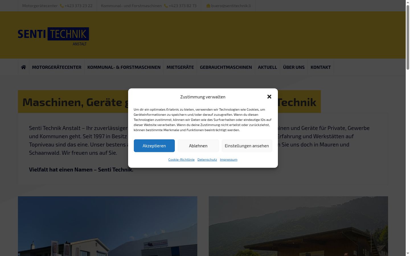 Kuvakaappaus suostumusbannerista, joka näytettiin ennen mitään vuorovaikutusta