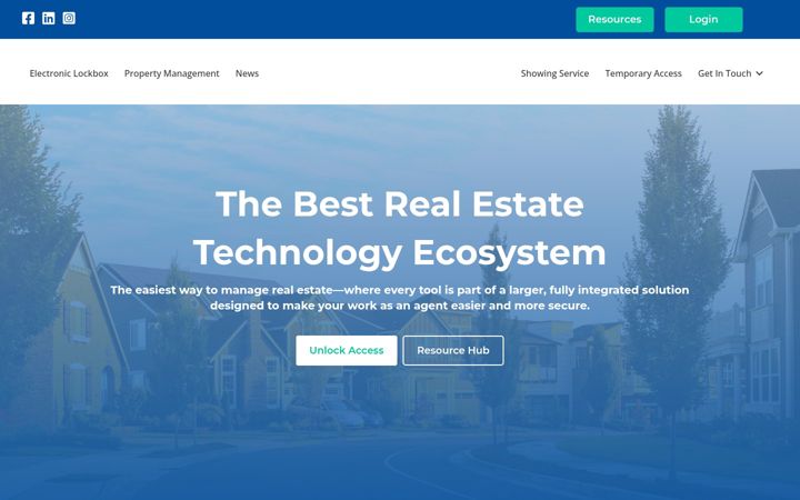 Екранна снимка на sentrilock.com