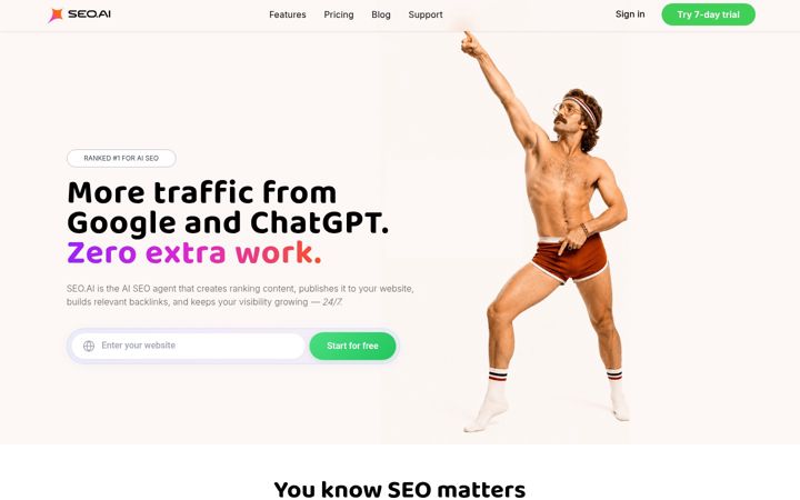 Screenshot of seo.ai