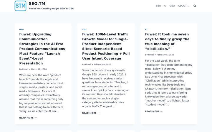Screenshot of seo.tm