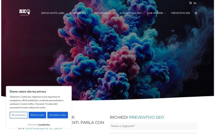 Screenshot von seoandmarketing.it