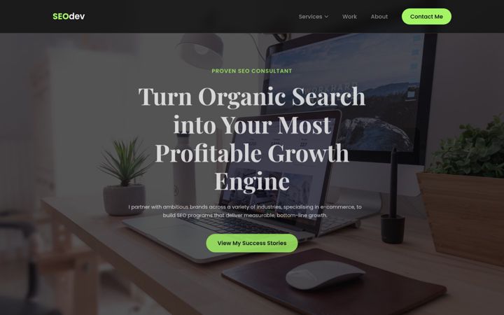 Screenshot of seodev.tech