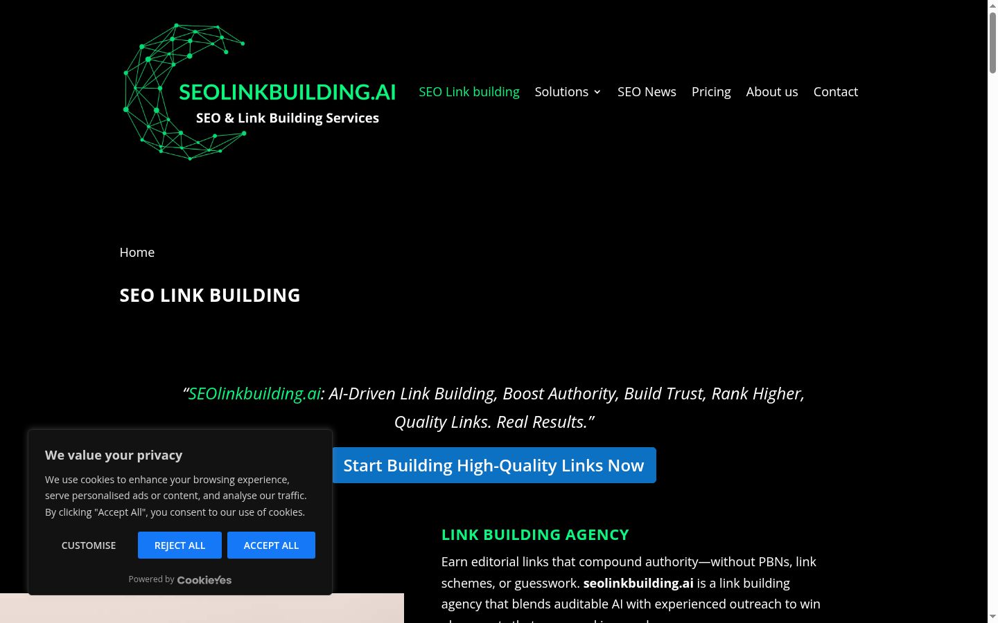 Screenshot tal-banner tal-kunsens muri qabel kwalunkwe interazzjoni