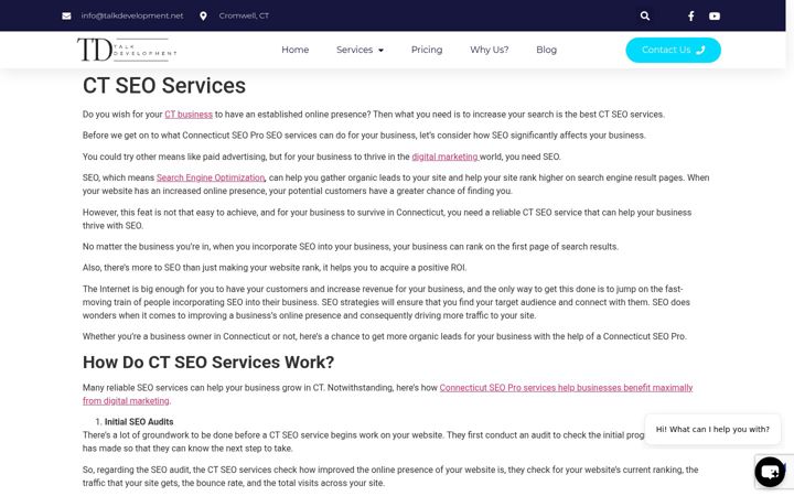 Screenshot of seoproinct.com
