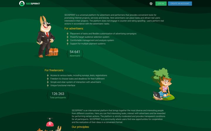 Screenshot of seosprint.net