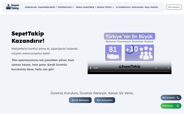 Ekraanipilt saidist sepettakip.com