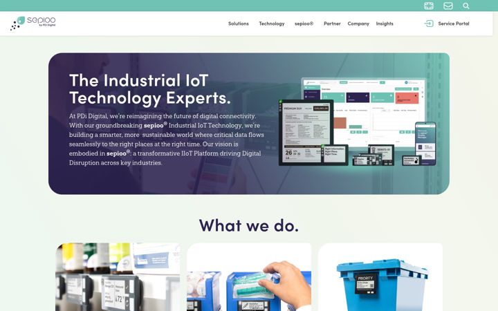Screenshot of sepioo.com