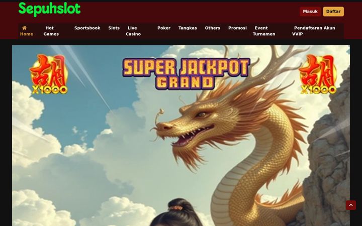Screenshot of sepuhslot.net
