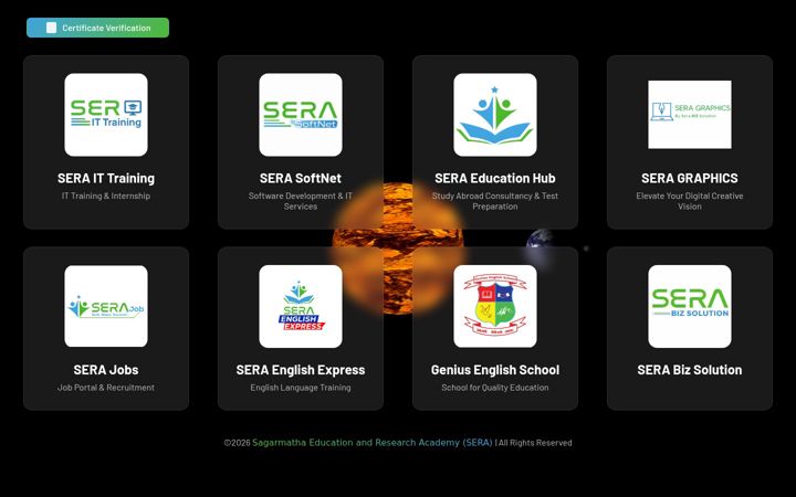 Screenshot of sera.com.np
