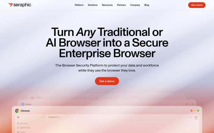 Ekrano kopija seraphicsecurity.com