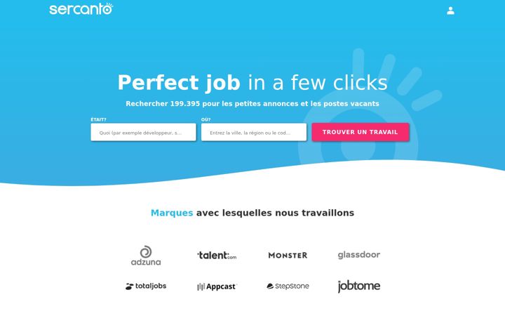 Screenshot of sercanto.fr