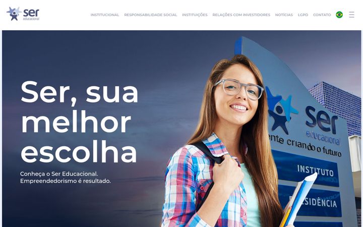 Screenshot of sereducacional.com
