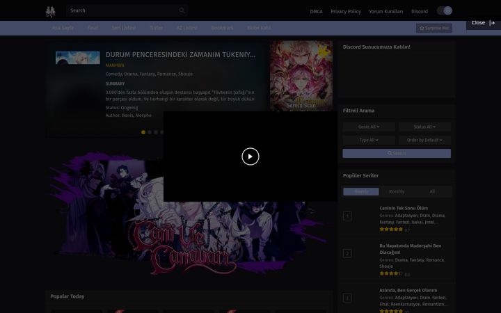 Screenshot of sereinscan.com