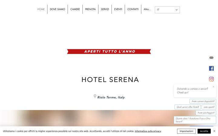 Skjámynd af serenahotel.it