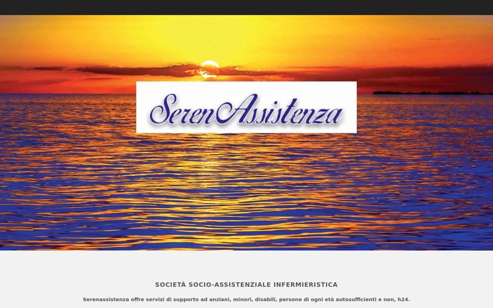 Snímek obrazovky serenassistenza.com