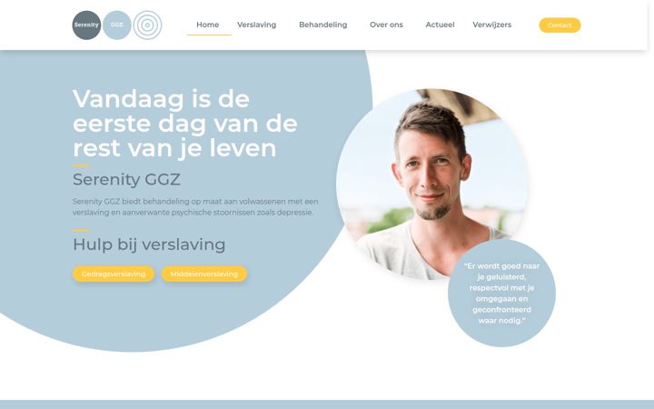 Ekrano kopija serenity-ggz.nl