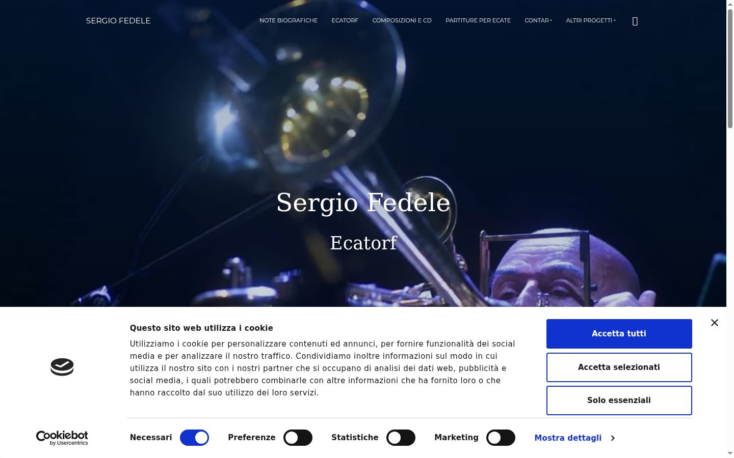Captura de pantalla del banner de consentimiento mostrado antes de cualquier interacción