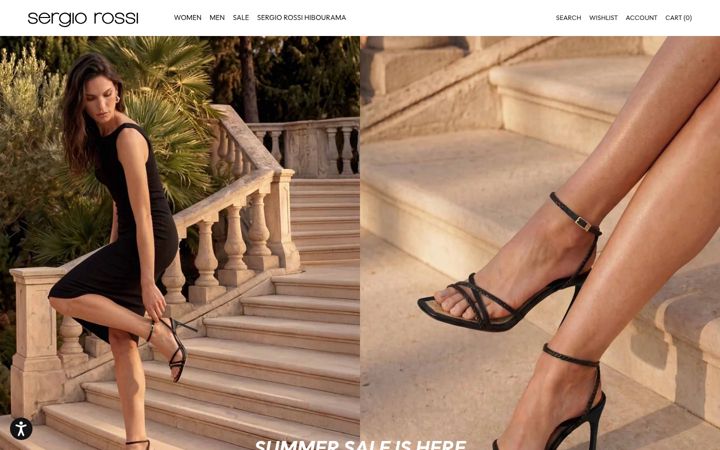 Screenshot of sergiorossi.com