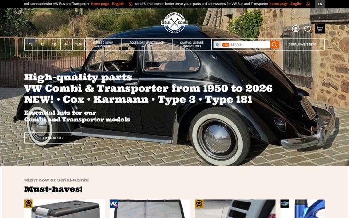Screenshot of serial-kombi.com