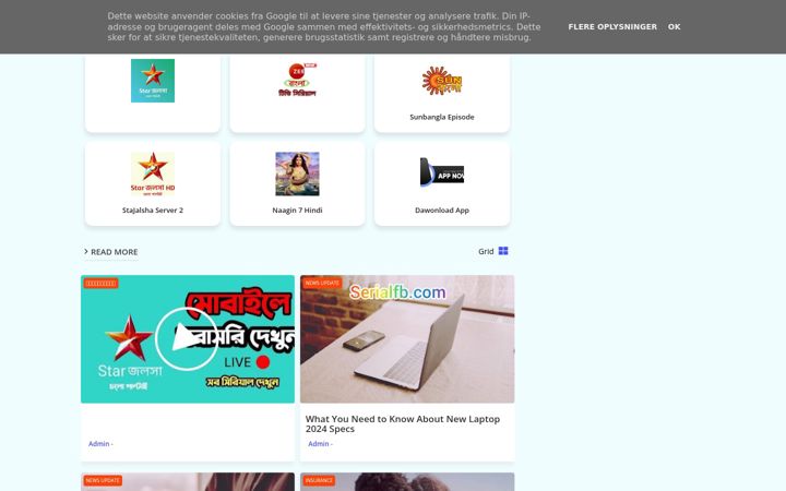 Screenshot of serialfb.com