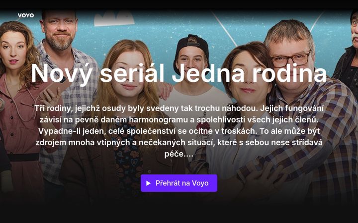 Screenshot ta' serialjednarodina.cz