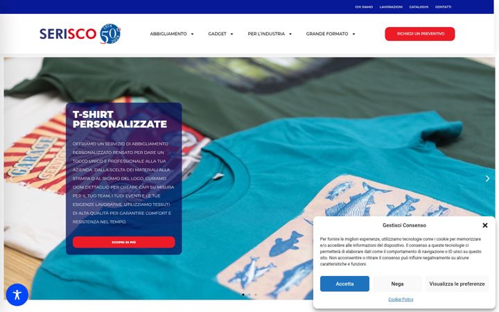 Screenshot of serisco.com