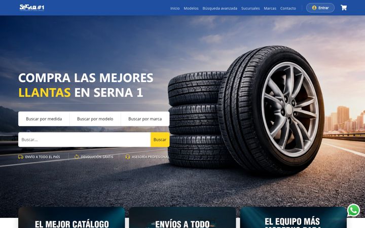 Screenshot of serna1.com