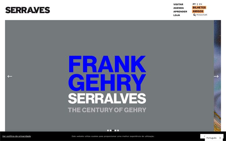 Screenshot of serralves.pt