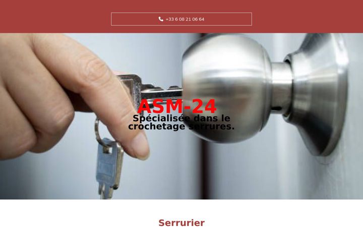 Екранна снимка на serrurier-asm24.fr
