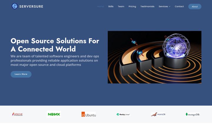 Screenshot of serversure.net