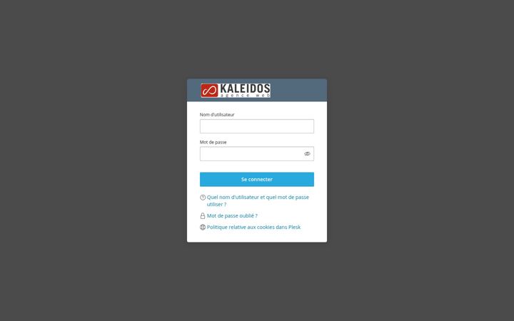 Screenshot of serveurkaleidos.com