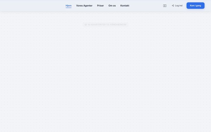 Screenshot of serviceagenten.dk