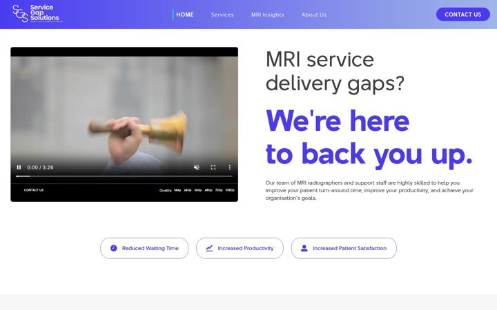 Screenshot of servicegapsolutions.com