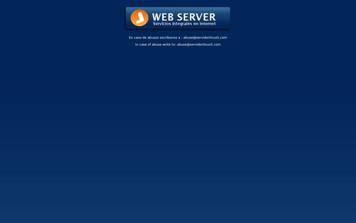 Screenshot of servidorlinux5.com