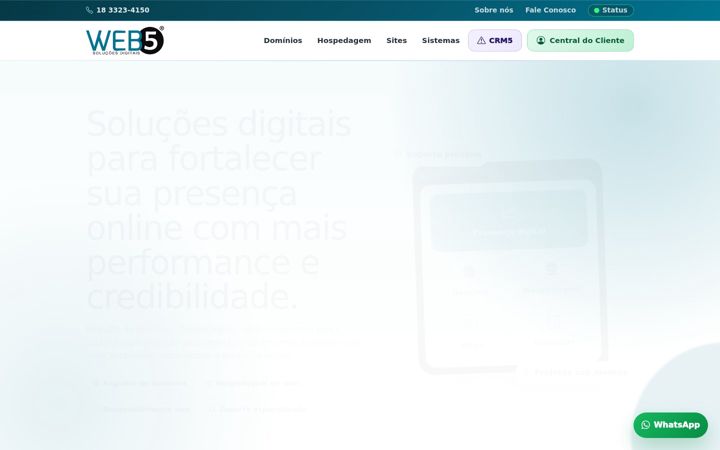 Screenshot of servidorweb5.com.br