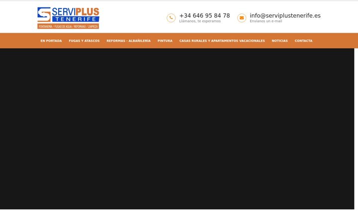 Posnetek zaslona serviplustenerife.es