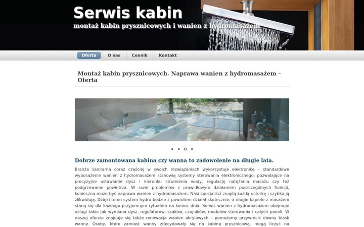 Screenshot ta' serwiskabin.pl