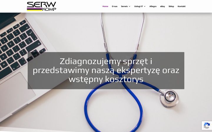 Screenshot of serwkomp24.pl