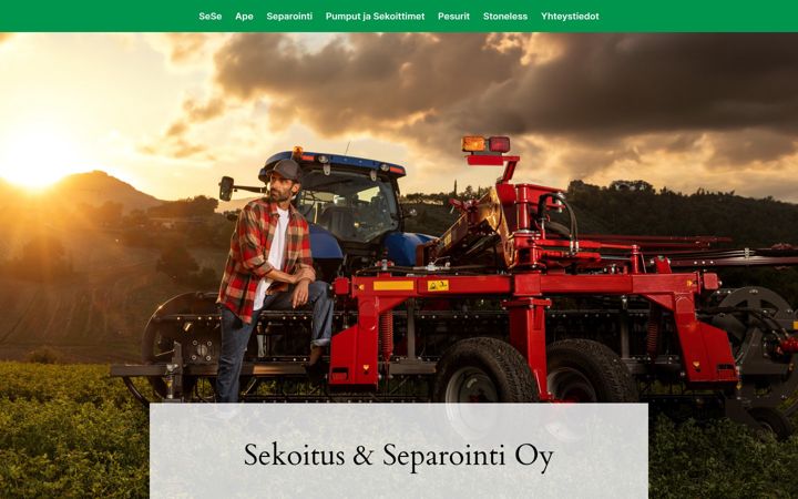 Ekrano kopija sese.fi