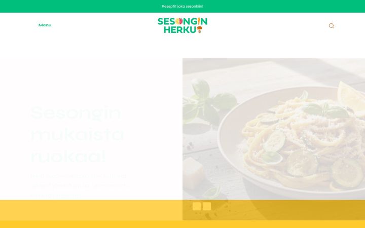 Snímek obrazovky sesonginherkut.fi