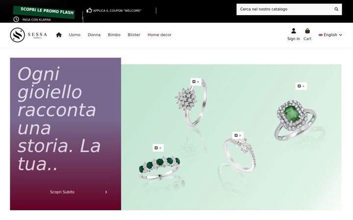 Екранна снимка на sessajewels.com