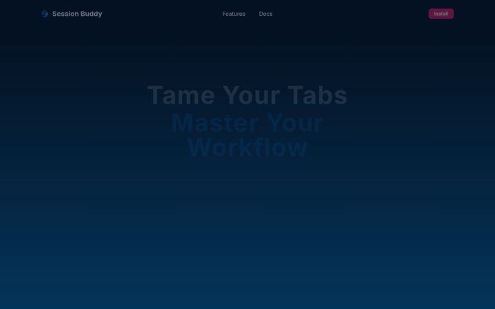 Screenshot of sessionbuddy.com