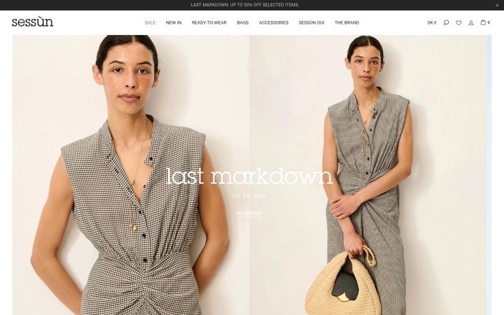 Screenshot of sessun.com