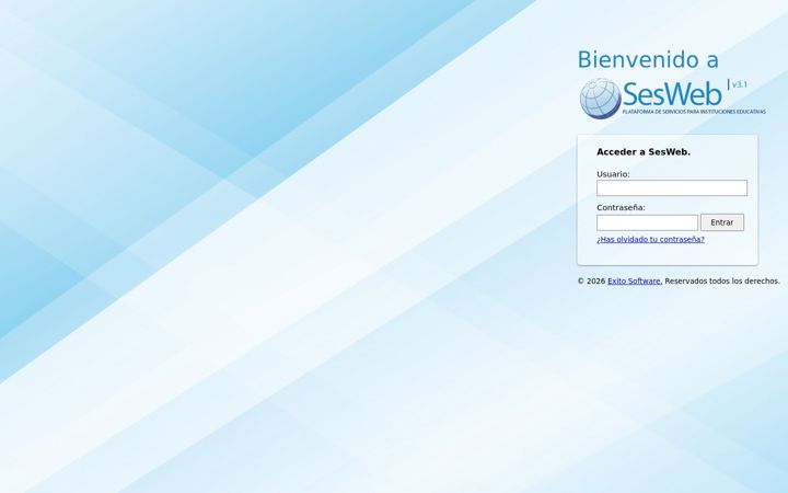 Screenshot of sesweb.mx