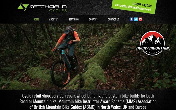 Screenshot of setchfieldcycles.co.uk