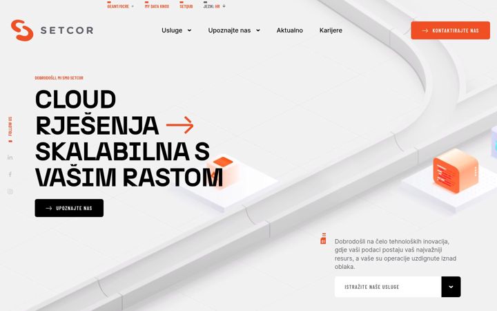 Screenshot of setcor.com